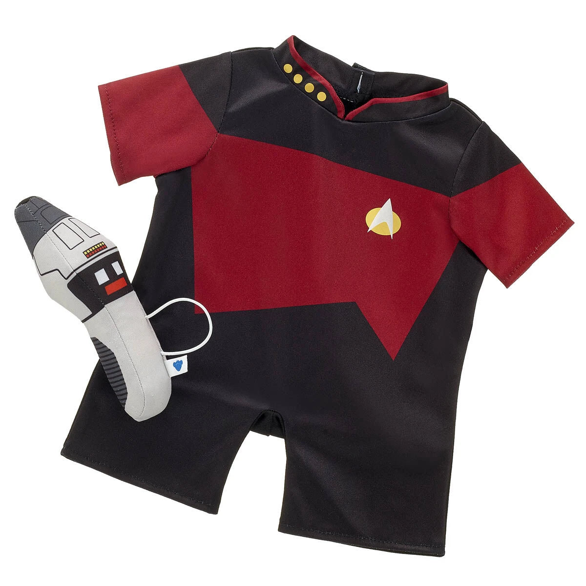 Star Trek: The Next Generation Red Uniform and Phaser Bundle | Build-A-Bear® - US 1674