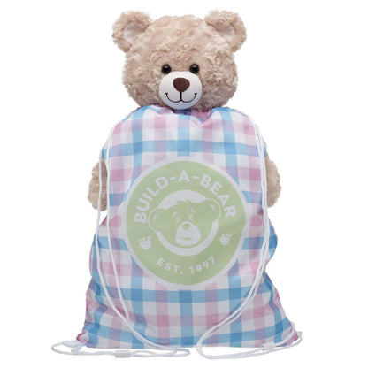 Spring Gingham Toy Bear Carrier | Build-A-Bear - US 4543