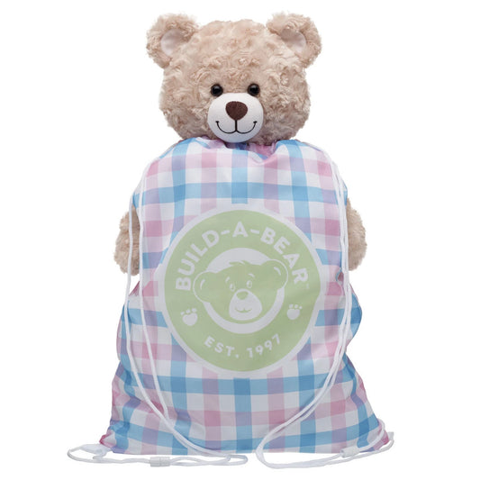 Spring Gingham Toy Bear Carrier | Build-A-Bear - US 4543