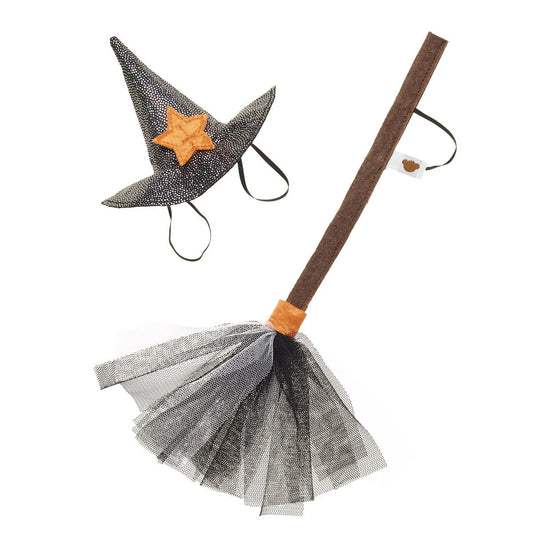 Witch Hat and Broom Set for Stuffed Animals | Build-A-Bear - US 7685