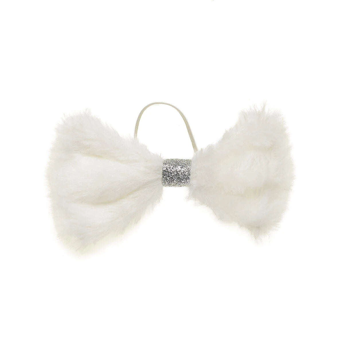 Fuzzy White Bow for Stuffed Animals | Build-A-Bear Workshop® - US 4083