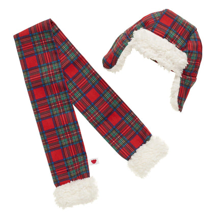 Tartan Hat and Scarf Set | Build-A-Bear® - US 4564