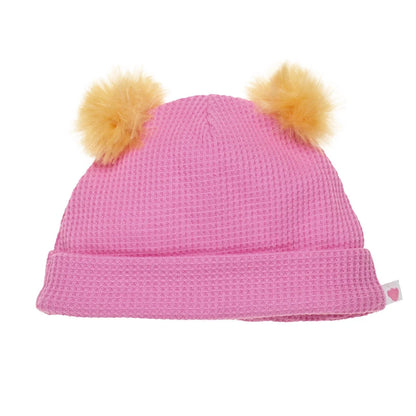 Pink Waffle Knit Beanie | Build-A-Bear - US 7505
