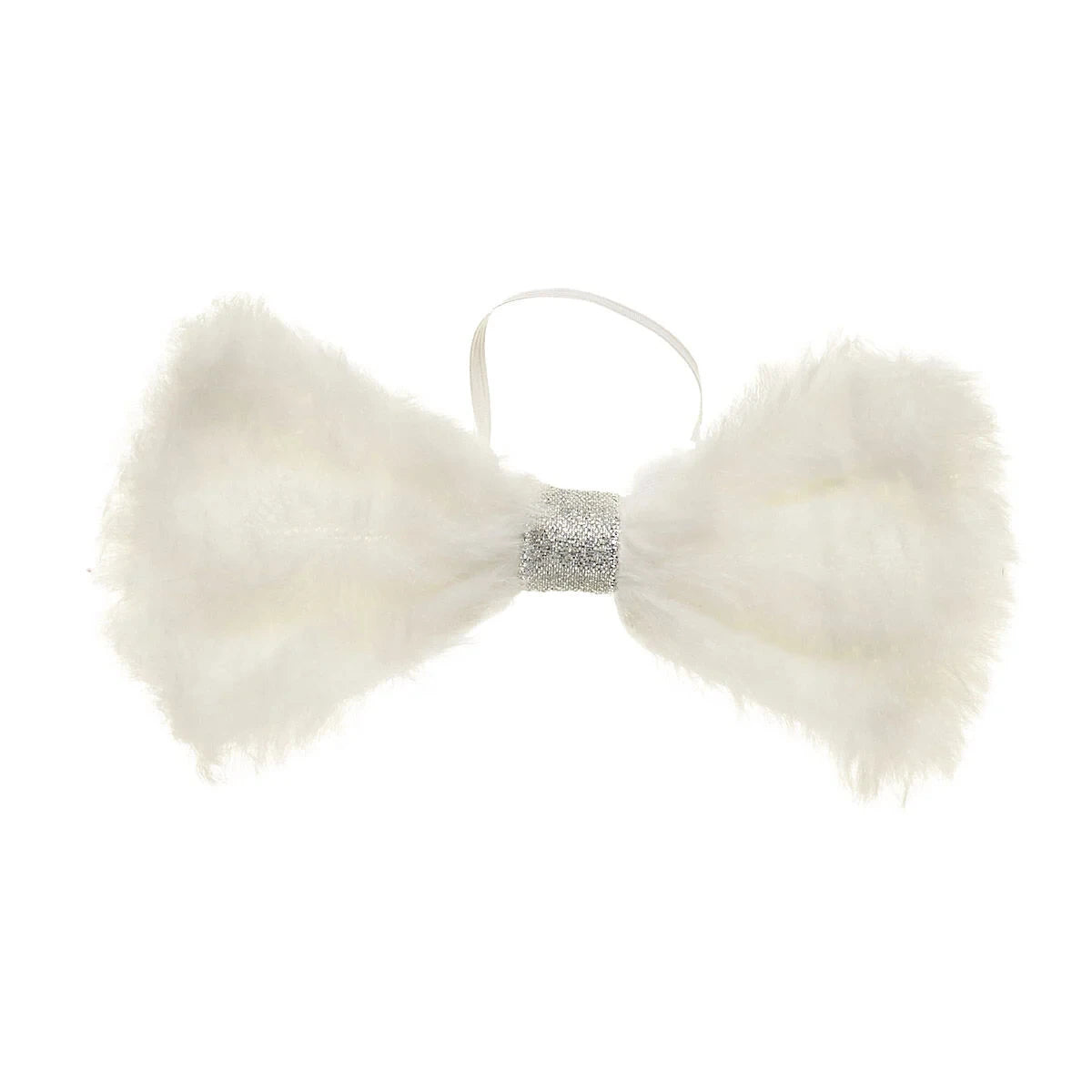 Fuzzy White Bow for Stuffed Animals | Build-A-Bear Workshop® - US 8744