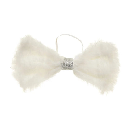 Fuzzy White Bow for Stuffed Animals | Build-A-Bear Workshop® - US 8744