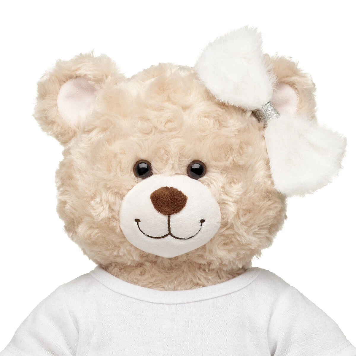 Fuzzy White Bow for Stuffed Animals | Build-A-Bear Workshop® - US 8744