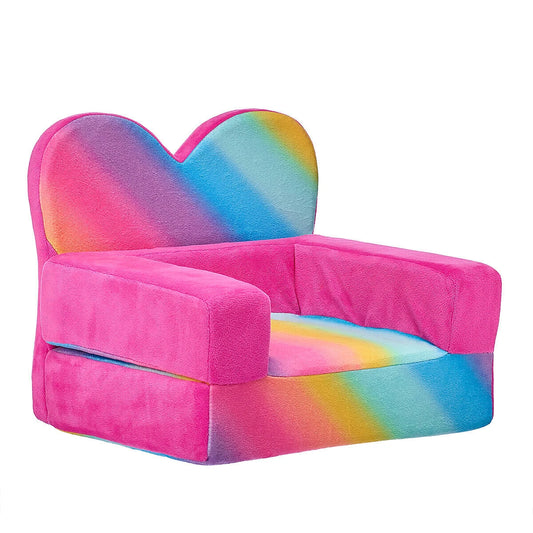 Rainbow Heart Chair Bed for Stuffed Animals | Build-A-Bear® - US 6773