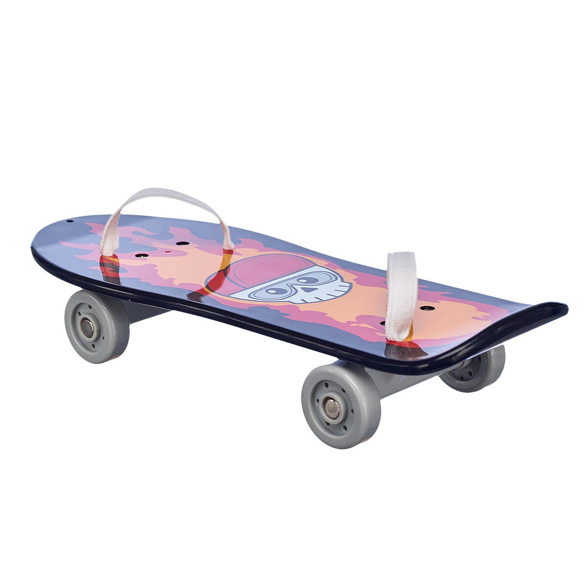 Black Skull and Flames Skateboard for Stuffed Animals | Build-A-Bear® - US 7223