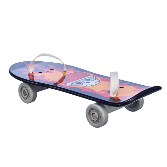 Black Skull and Flames Skateboard for Stuffed Animals | Build-A-Bear® - US 7223