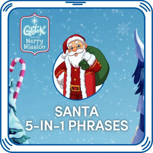 Santa 5-in-1 Phrases for Stuffed Animals | Build-A-Bear® - US 4625