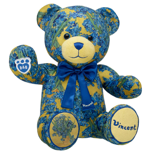 Build-A-Bear x Van Gogh Museum Irises Bear Gift Bow - US 5446