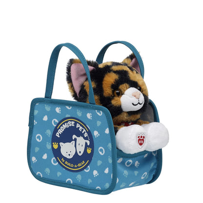 Build-A-Bear Mini Beans® Promise Pets™ Calico Stuffed Animal with Pet Carrier | Build-A-Bear® - US 3065